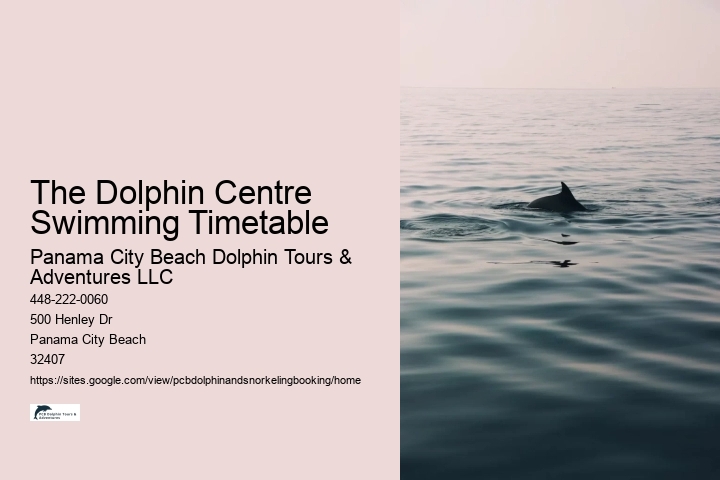 The Dolphin Centre Swimming Timetable