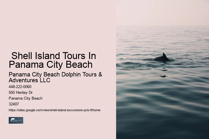  Shell Island Tours In Panama City Beach